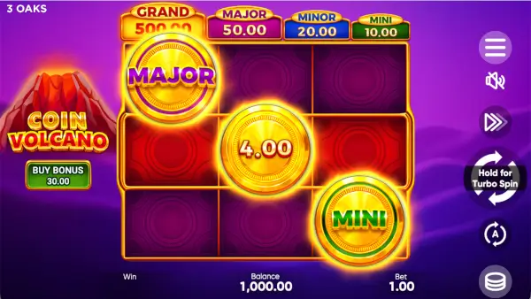 Interface of the Coin Volcano